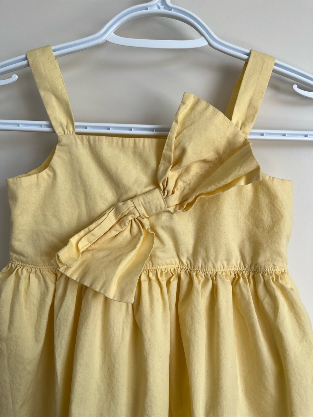GAP Yellow Bow-Front Girls' Casual Sundress - Picture 3 of 4